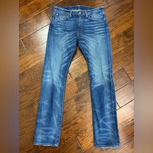 Mens Polo Ralph Lauren Jeans 32/34 Slim Straight Fit Stratford Wash